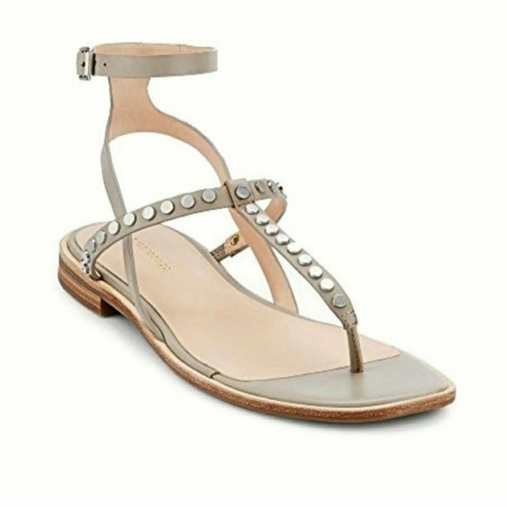 G.H. Bass & Co Michelle Studded Leather Sandals Women's Size 8